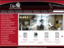Tablet Screenshot of desamutfak.com.tr
